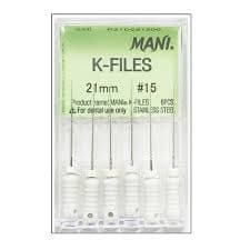 Nạo lấy tủy K-Files Hộp 6 cây Mani Nhật Bản