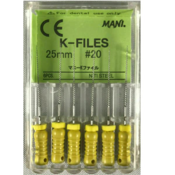 Nạo lấy tủy K-Files Hộp 6 cây Mani Nhật Bản