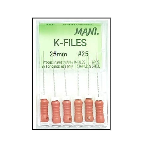 Nạo lấy tủy K-Files Hộp 6 cây Mani Nhật Bản