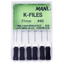 Nạo lấy tủy K-Files Hộp 6 cây Mani Nhật Bản