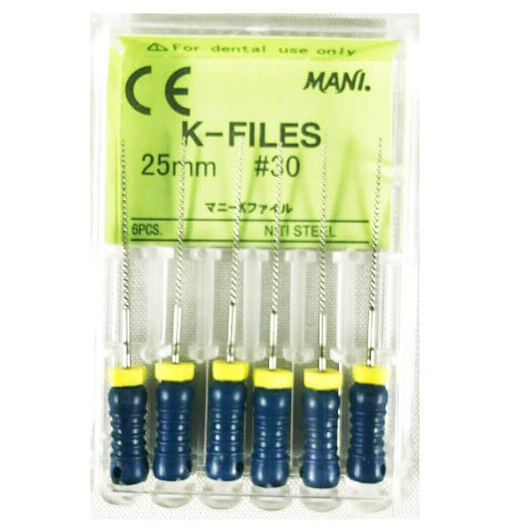 Nạo lấy tủy K-Files Hộp 6 cây Mani Nhật Bản