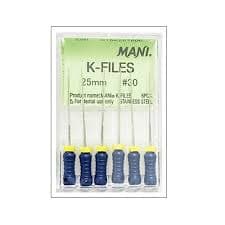 Nạo lấy tủy K-Files Hộp 6 cây Mani Nhật Bản