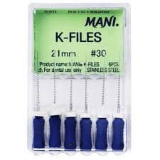 Nạo lấy tủy K-Files Hộp 6 cây Mani Nhật Bản