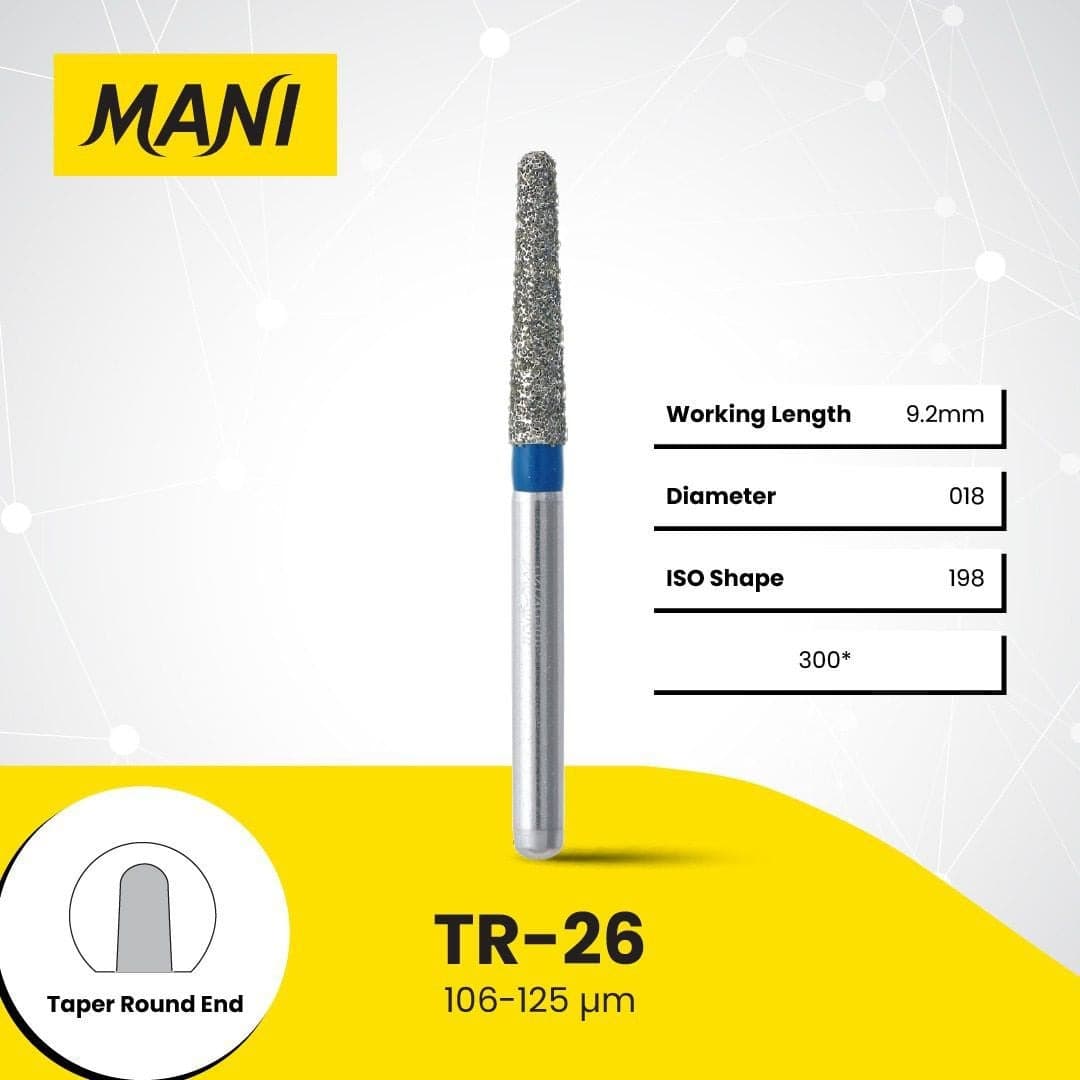 Mũi khoan trụ thuôn đầu tròn Mani Nhật Bản