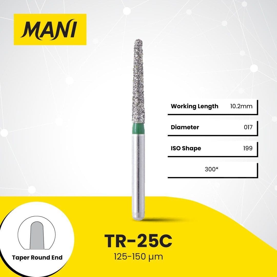 Mũi khoan trụ thuôn đầu tròn Mani Nhật Bản