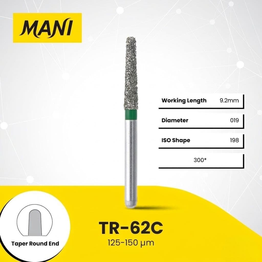 Mũi khoan trụ thuôn đầu tròn Mani Nhật Bản
