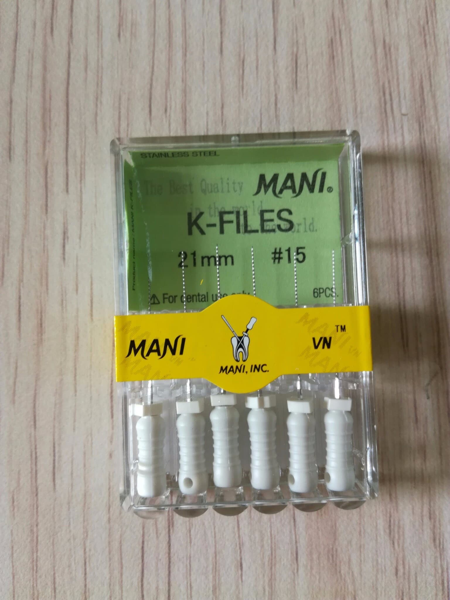 Nạo lấy tủy K-Files Hộp 6 cây Mani Nhật Bản