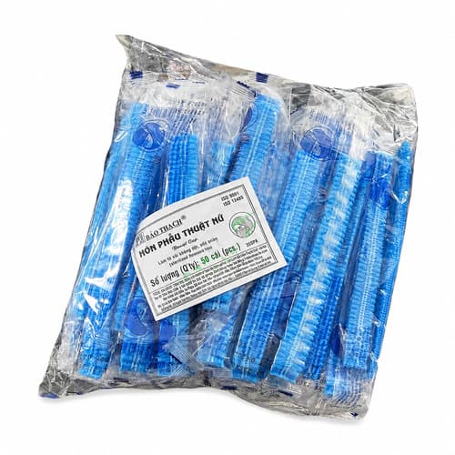Nón con sâu tiệt trùng - Nón phẫu thuật nữ tiệt trùng Bảo Thạch