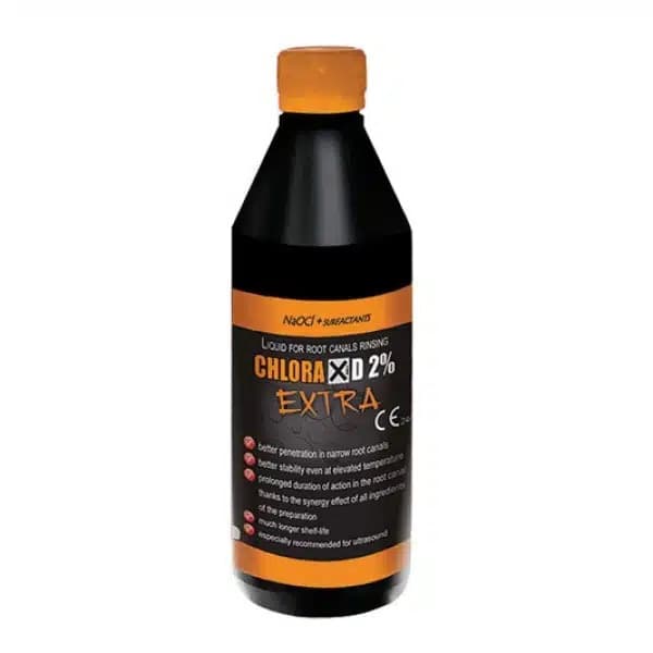 Nước bơm rửa ống tủy CHLORAXID 2% EXTRA Cerkamed | Cerkamed Ba Lan