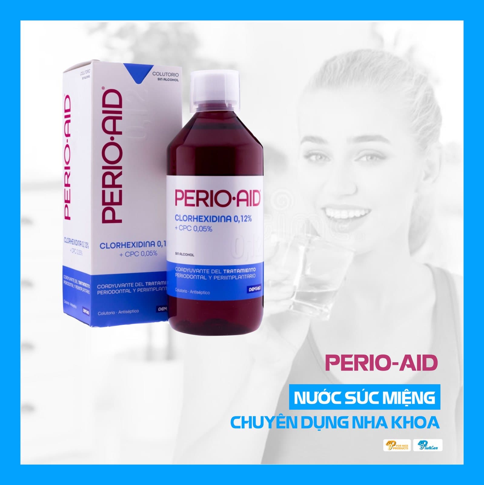 Nước súc miệng Perio-Aid Intensive 0.12% Chlohexidine - Dentaid