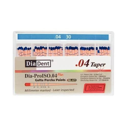 Côn Gutta Percha Nội Nha cho trâm máy Có Vạch Chia | Diadent Hàn Quốc