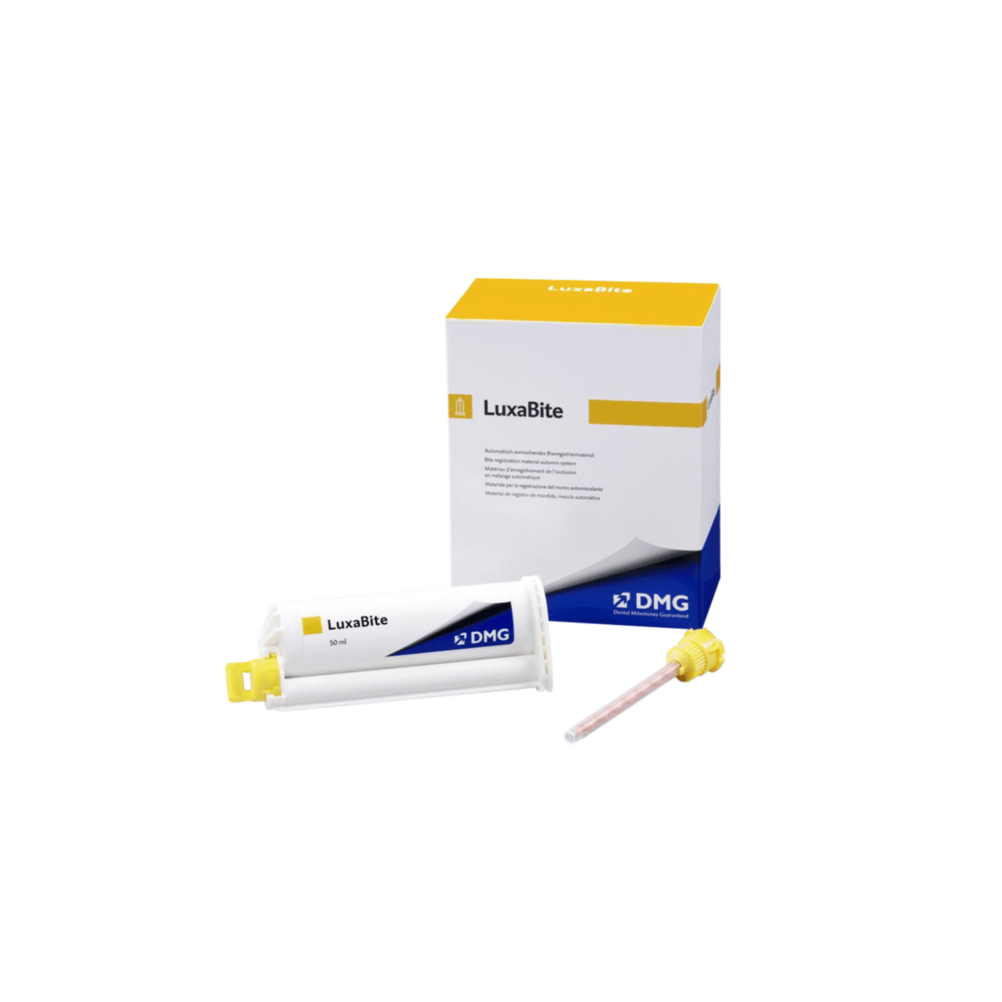 Cao su lấy dấu khớp cắn và cố định implant tỷ lệ 1-10 Luxabite DMG