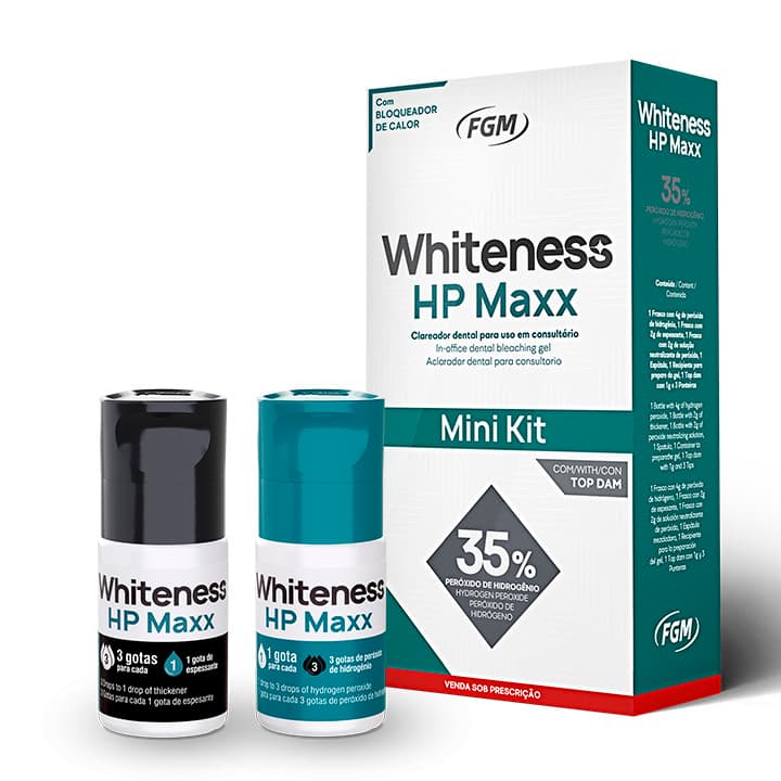 Bộ Kit tẩy trắng răng Whiteness HP Maxx 35% | FGM Brazil