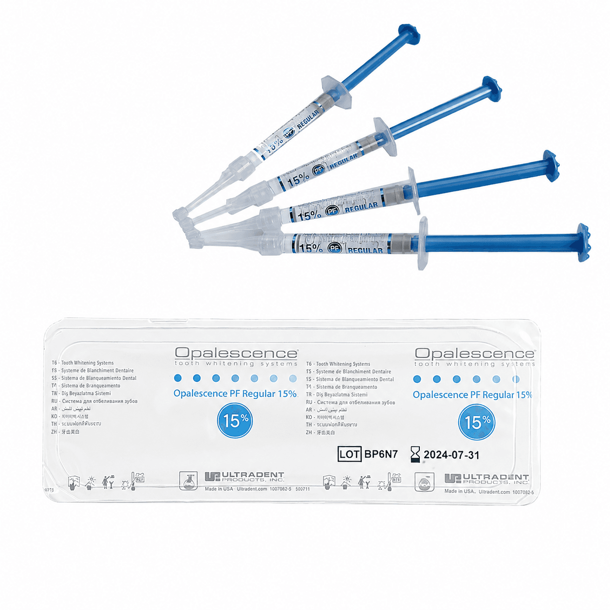 Tẩy trắng răng tại nhà Opalescence 15% - Gel Tẩy Trắng Răng Ultradent