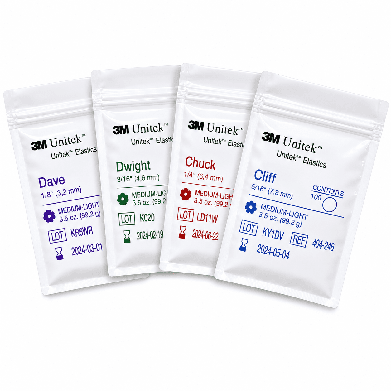 Thun kéo, Thun liên hàm chỉnh nha 3M Unitek Elastics