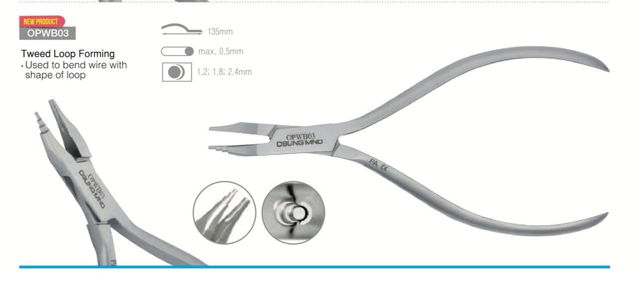 Tweed Loop Plier - Kềm bẻ Tloop cong - Osung