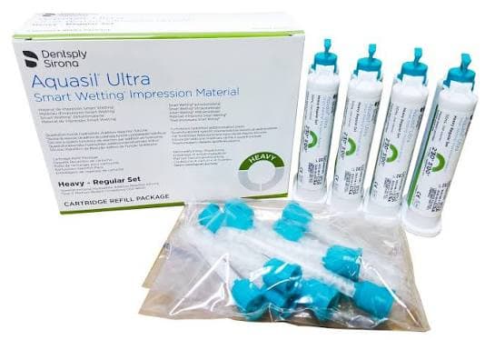 Vật liệu lấy dấu Aquasil Ultra+ Heavy 50mL | Regular Set | Dentsply Sirona Mỹ