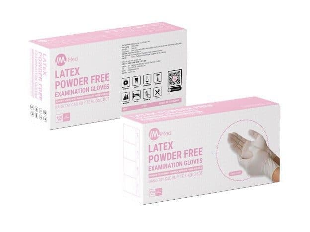 Găng tay cao su y tế Latex không bột 4.8G | I-Med Thái Lan
