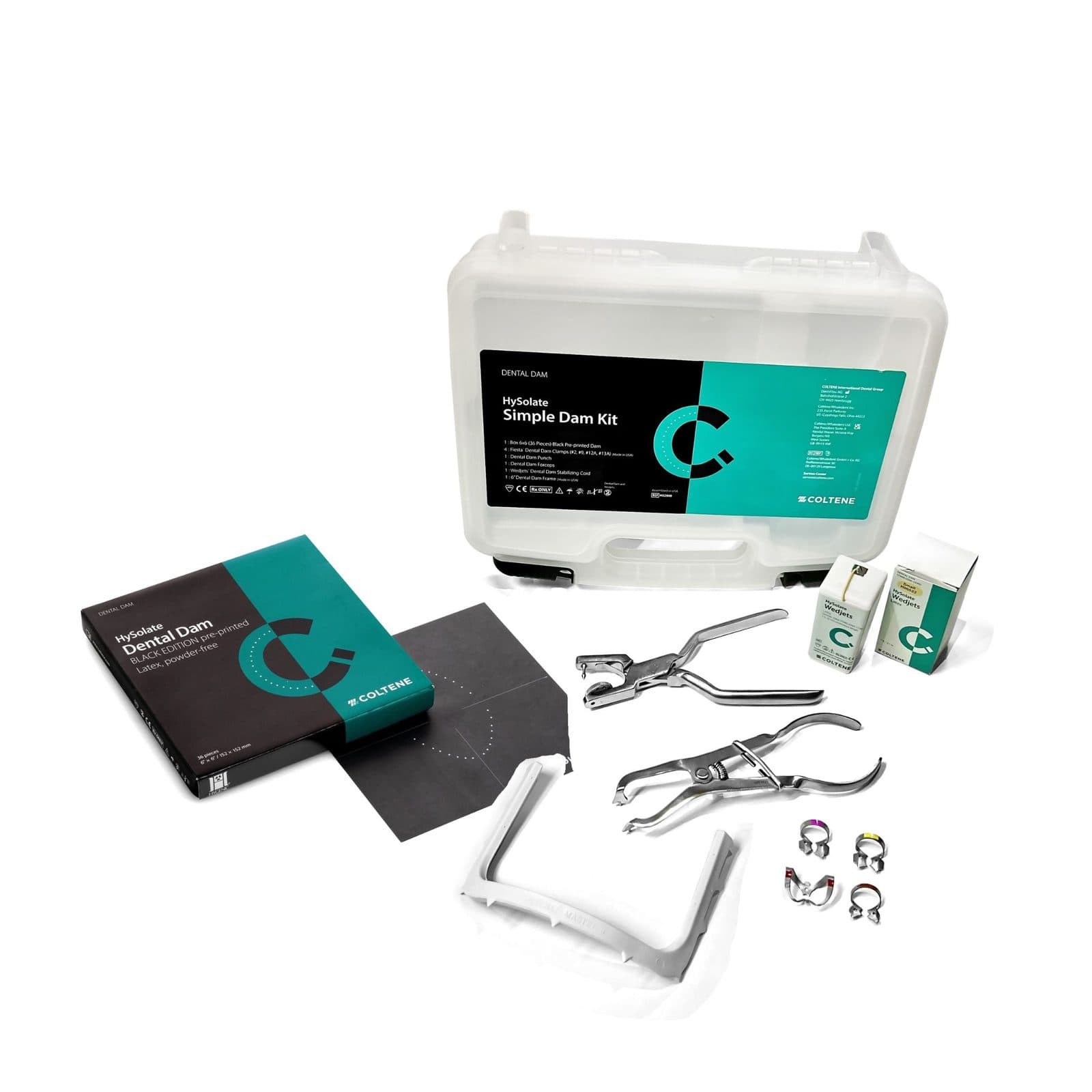 Bộ đặt đê cao su Rubber Dam Kit | Coltene Thuỵ Sĩ