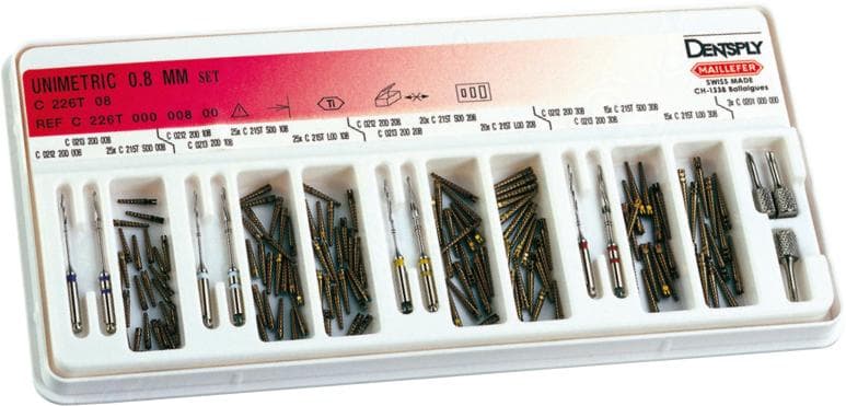Chốt kim loại nội nha titan Unimetric
