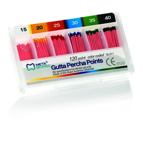 Côn Gutta Percha cho trâm tay | Meta Biomed Hàn Quốc