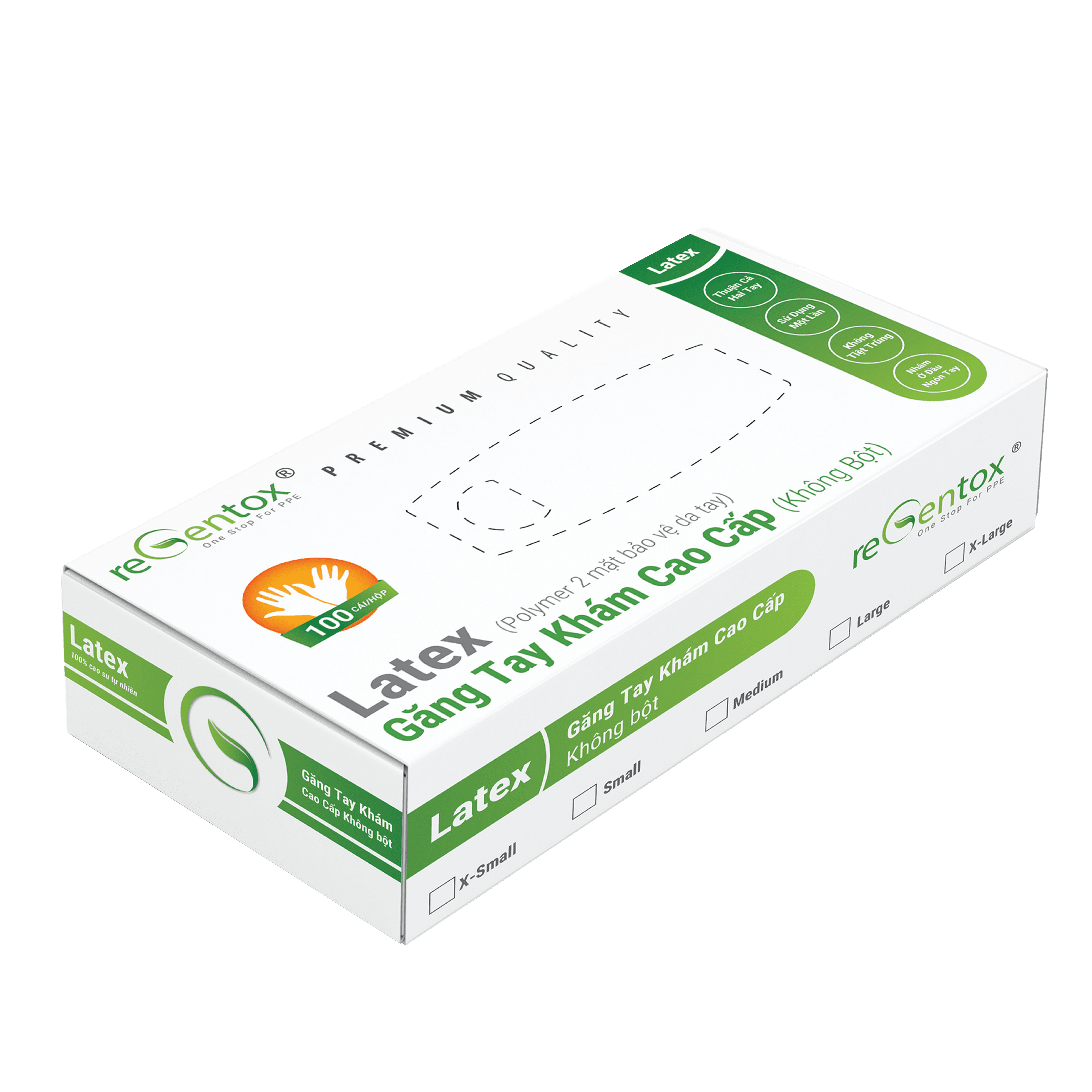 Găng Tay Cao Su Y Tế Không Bột | Regentox Việt Nam