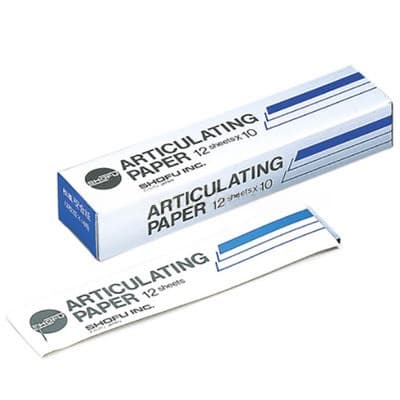 Giấy cắn 1 mặt màu xanh Shofu ARTICULATING PAPER | Shofu Nhật Bản | Màu xanh