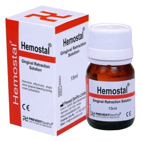 Dung dịch cầm máu nướu Hemostal | Prevest Ấn Độ