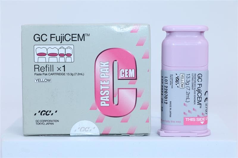 Xi măng Glass Ionomer gia cố nhựa GC Fuji CEM | GC Nhật Bản
