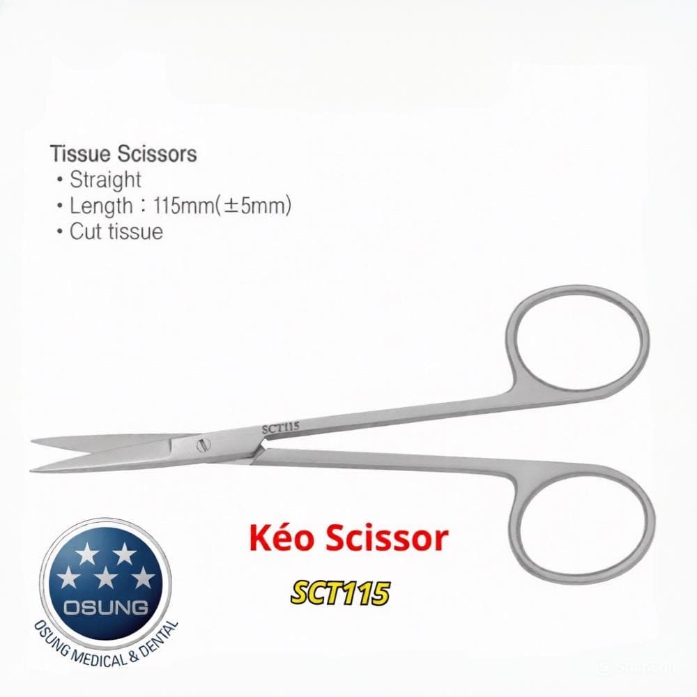 Kéo cắt chỉ phẫu thuật Osung SCT115 | Osung Hàn Quốc