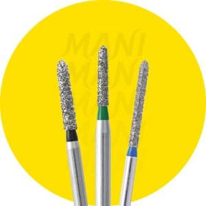 Mũi khoan trụ đầu oval Mani Nhật Bản