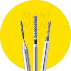 Mũi khoan kim cương Mani có hình trụ thuôn đầu tròn SF | Mani Nhật Bản