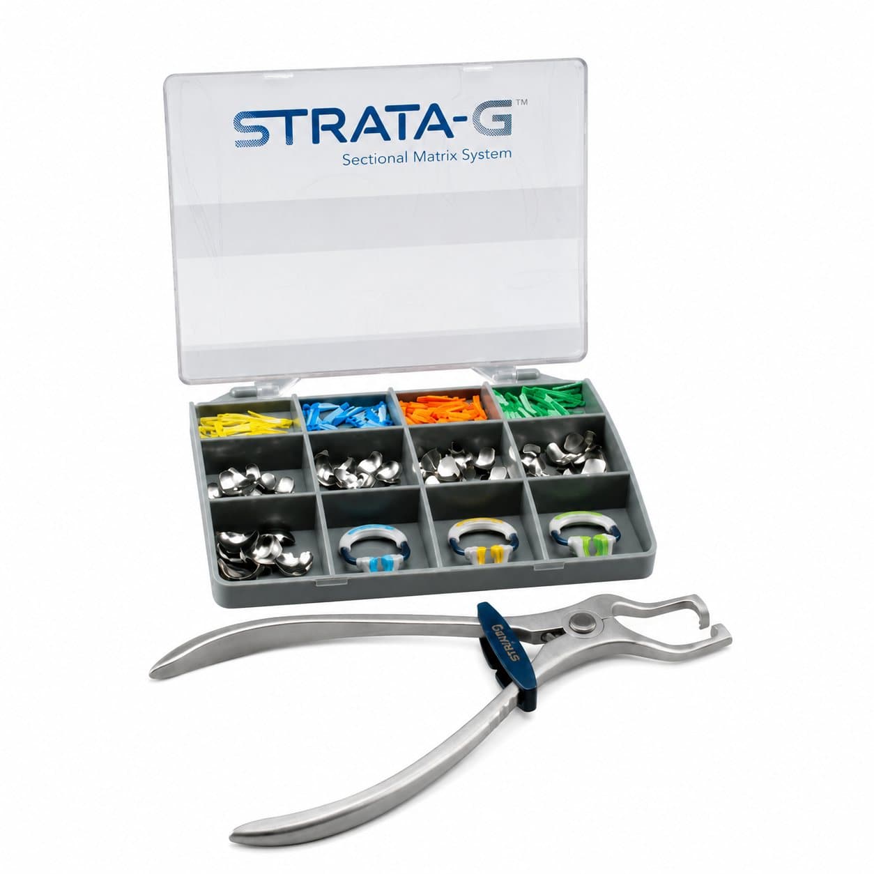 Strata-G™ Sectional Matrix System - Bộ khuôn trám xoang II INTRO KIT - Garrision