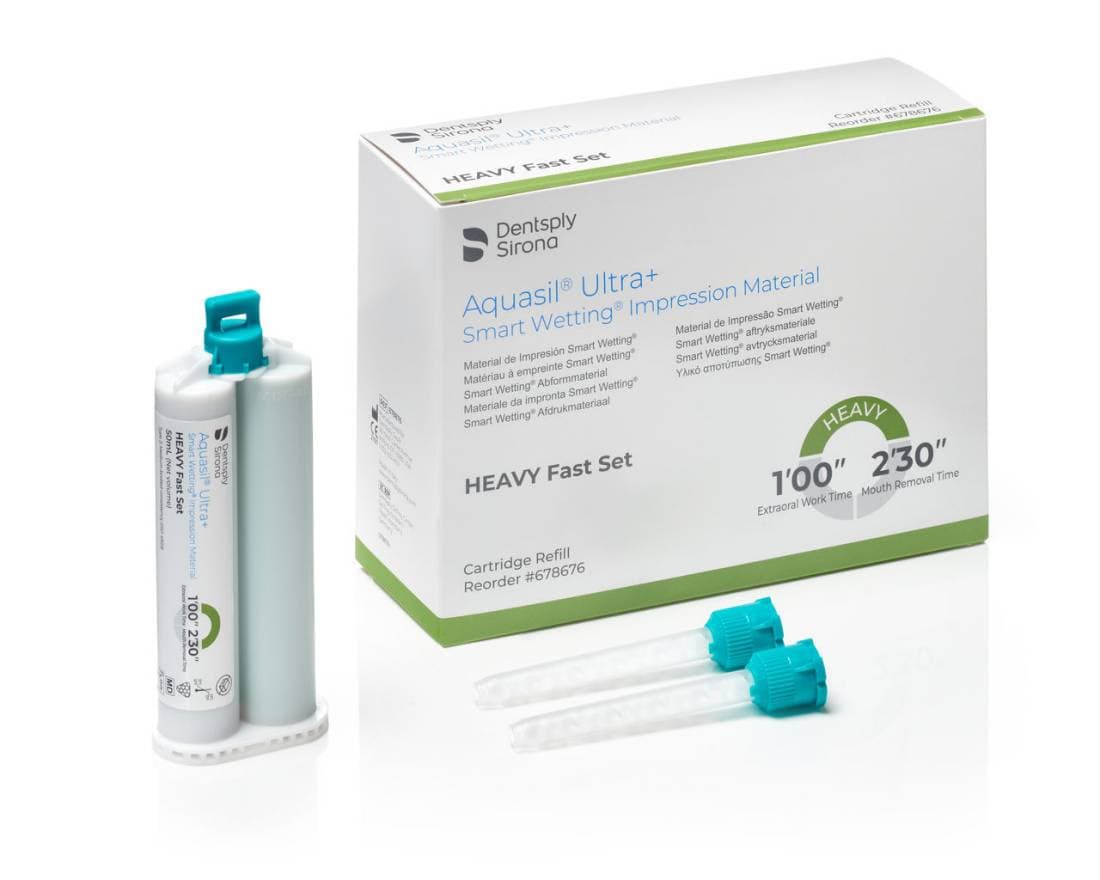 Vật liệu lấy dấu Aquasil Ultra+ Heavy 50mL Fast Set | Dentsply Sirona Mỹ