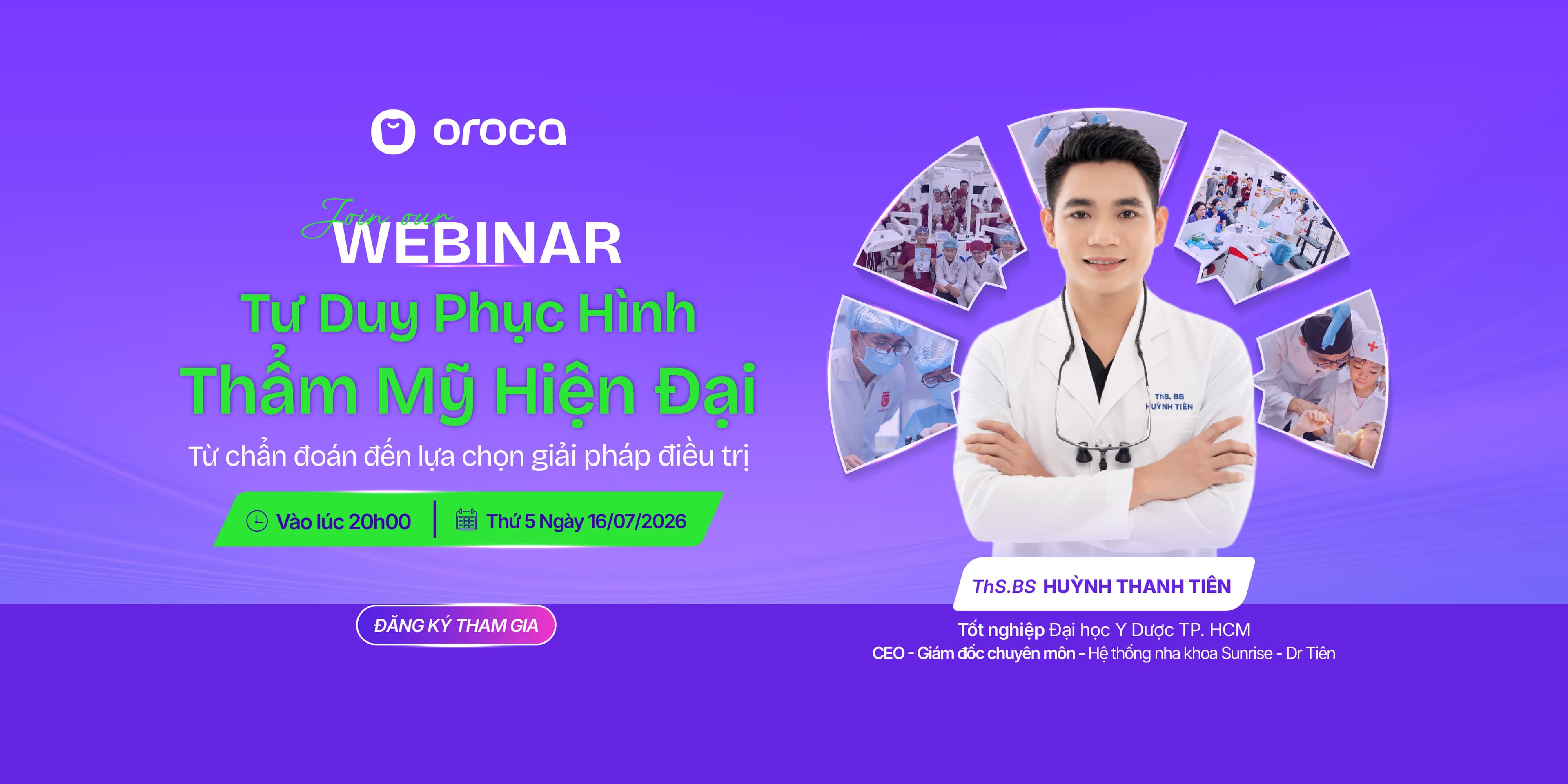 Webinar Bác Sĩ Huỳnh Thanh Tiên