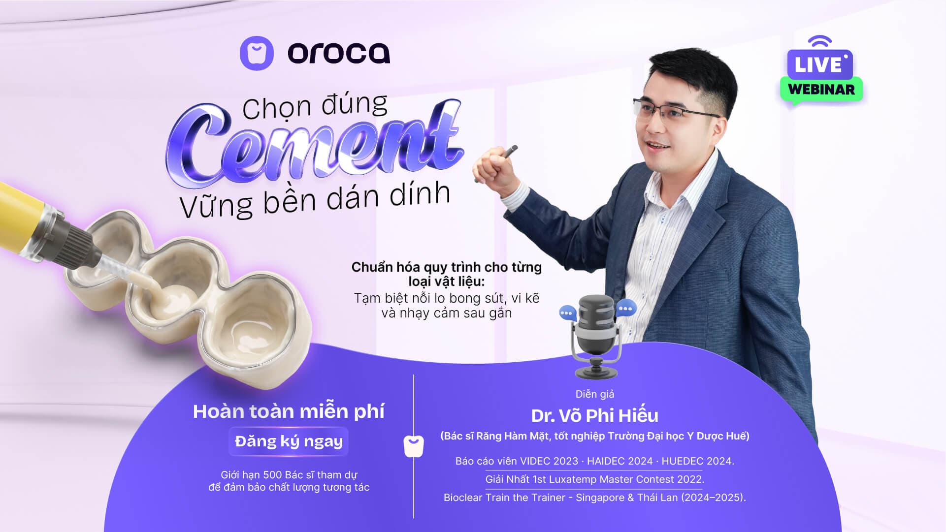 WEBINAR CHỌN ĐÚNG CEMENT - VỮNG BỀN DÁN DÍNH