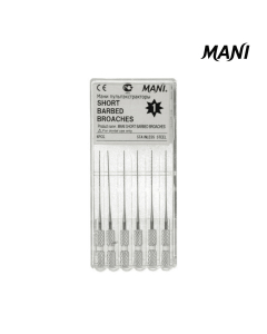 Tr&acirc;m gai lấy tuỷ răng Short Barbed Broaches | Mani Nhật Bản