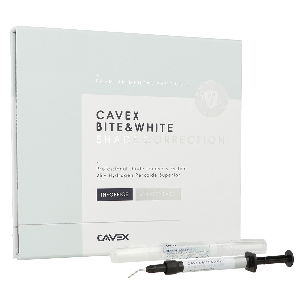 Bộ Kit tẩy trắng răng Cavex Bite &White Shade Correction Starter Pack | Cavex Hà Lan