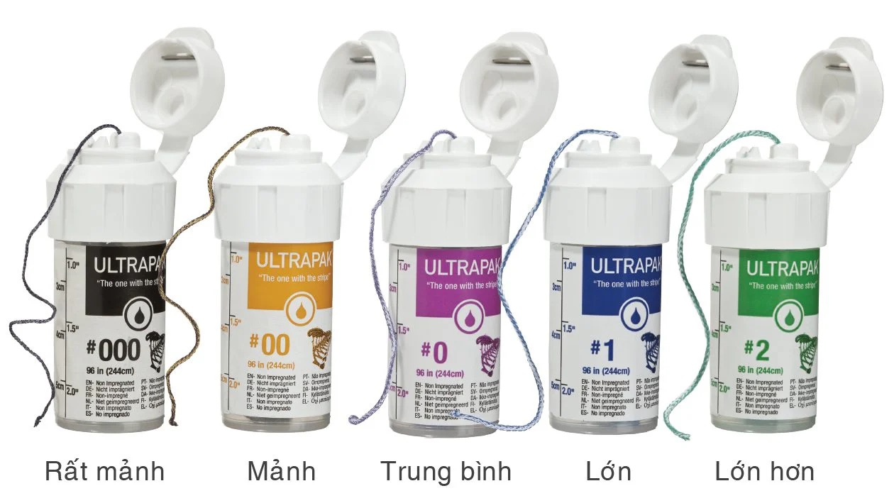 Chỉ Co Nướu UltraPak Cord | Ultradent Mỹ - Dạng Dệt