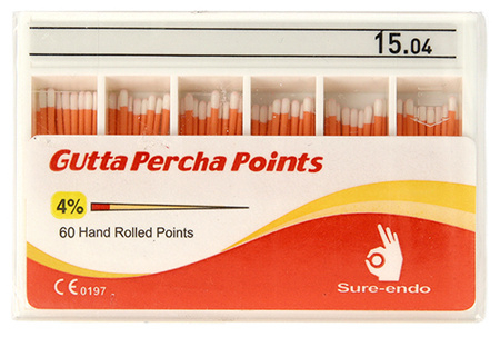 Côn Gutta Percha Points | Sure Endo Hàn Quốc | 4% | 15
