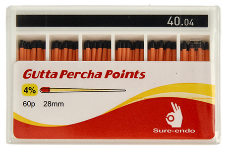 Côn Gutta Percha Points | Sure Endo Hàn Quốc | 4% | 40