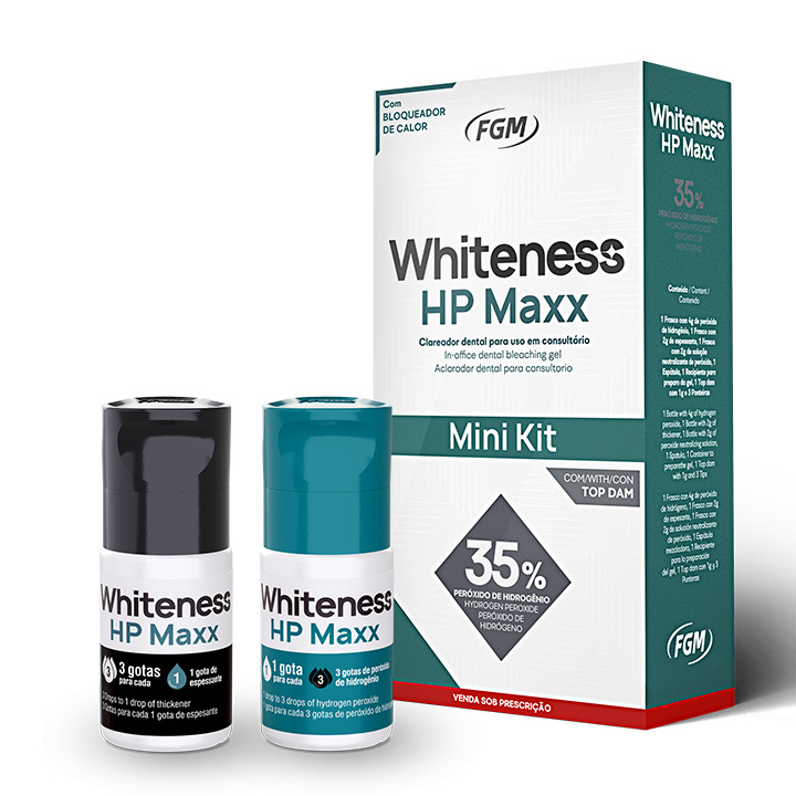 Bộ Kit tẩy trắng răng Whiteness HP Maxx 35% | FGM Brazil