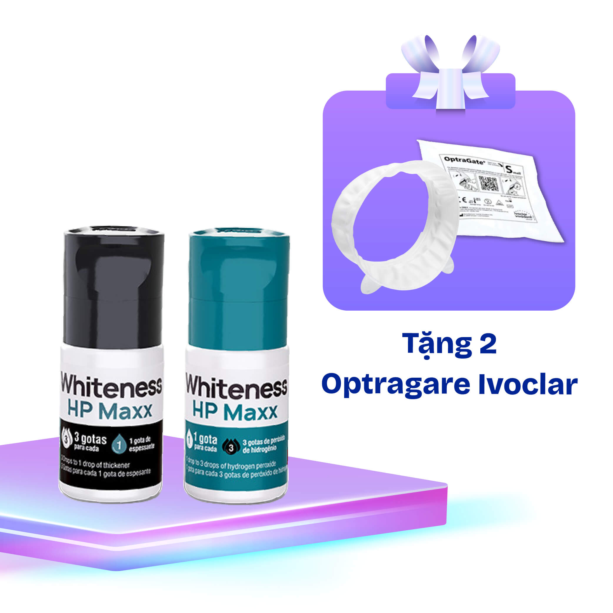 Bộ Kit tẩy trắng răng Whiteness HP Maxx 35% | FGM Brazil